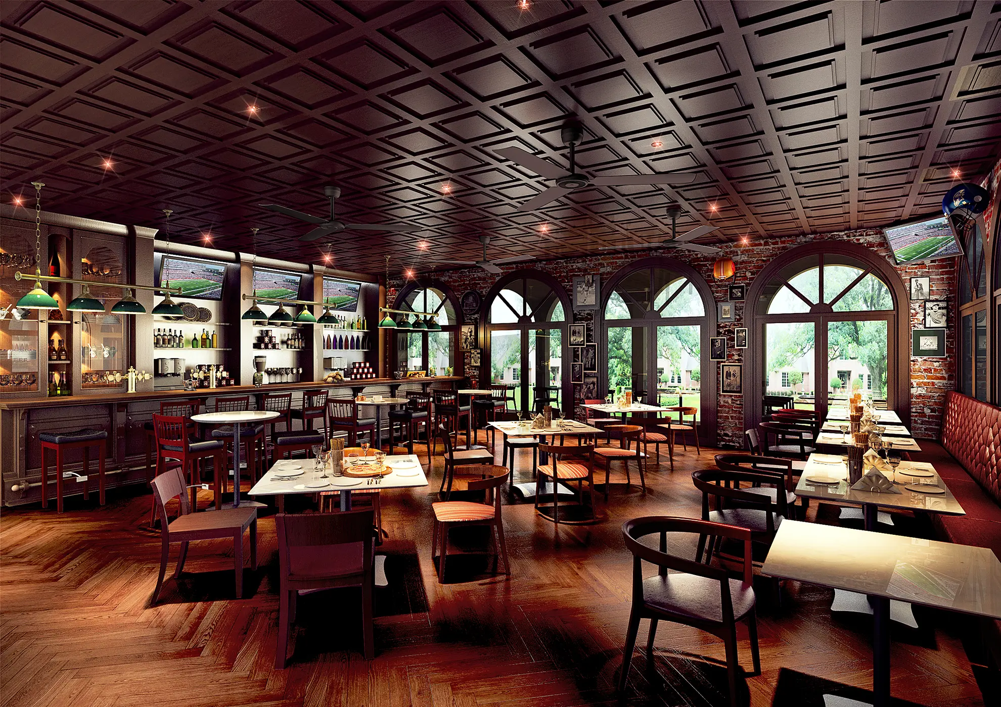 Arabian & Moroccan Hospitality Interior Visualization — render 1