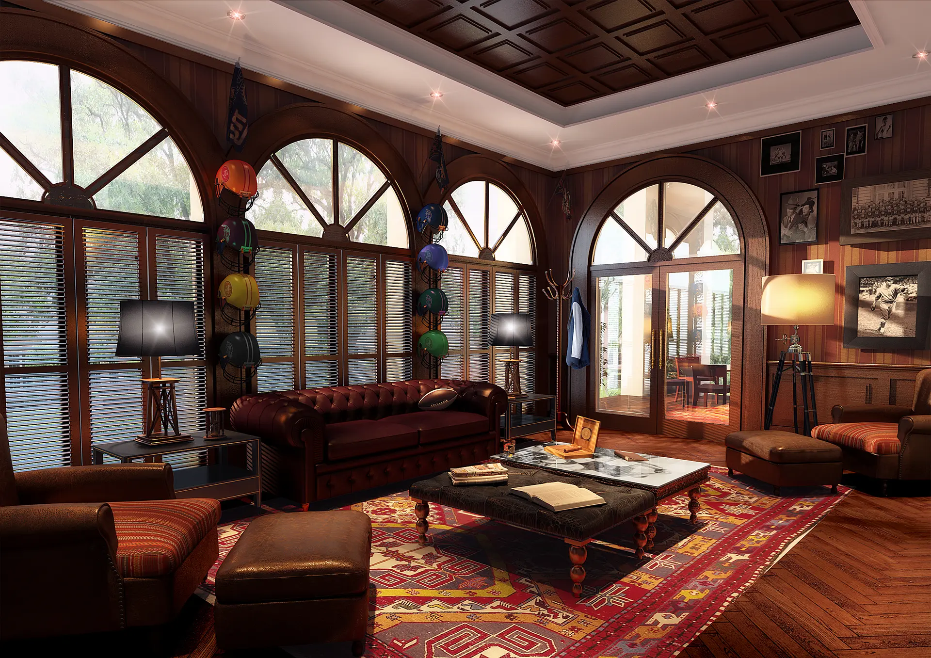Arabian & Moroccan Hospitality Interior Visualization — render 3