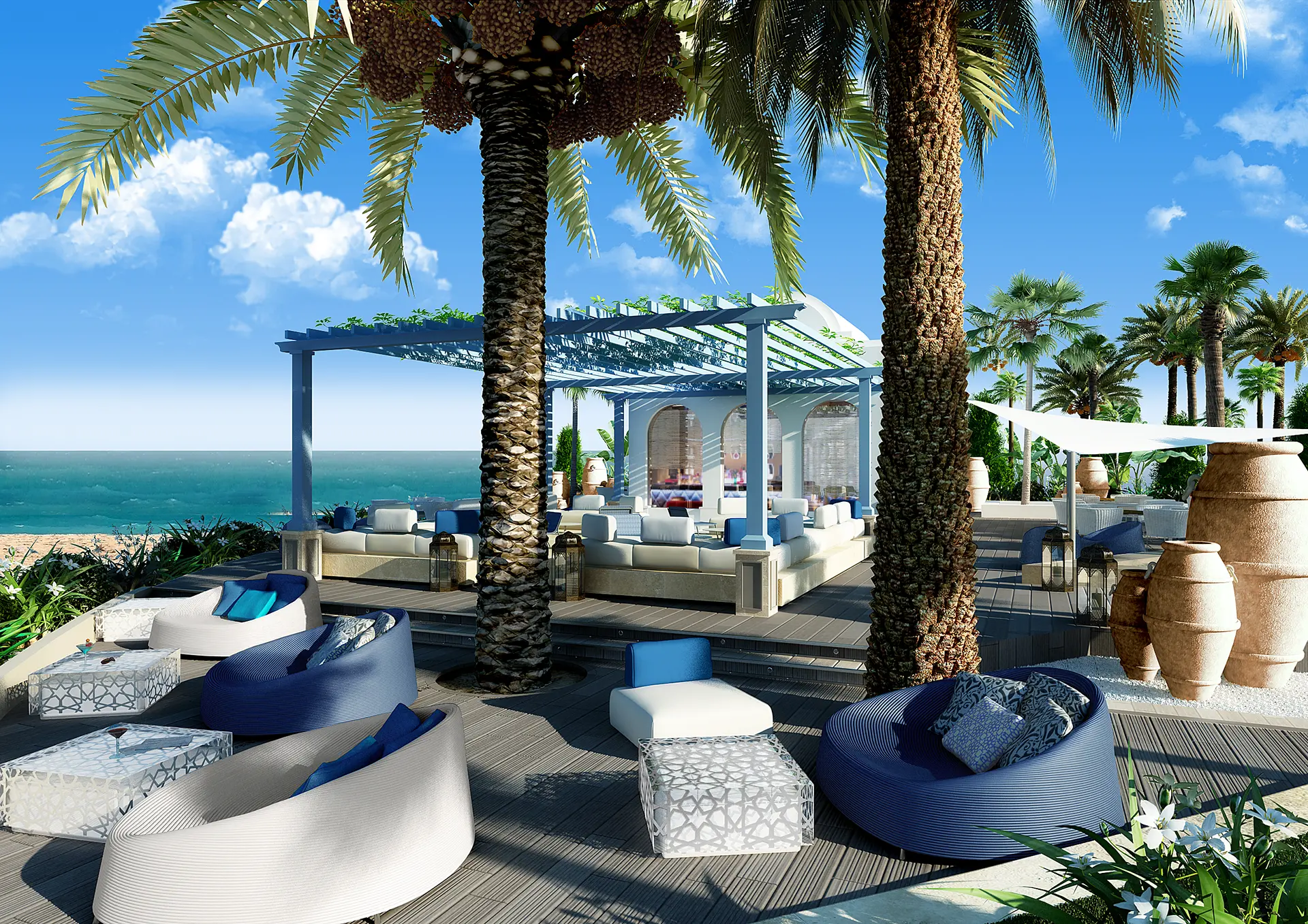 Arabian & Moroccan Hospitality Interior Visualization