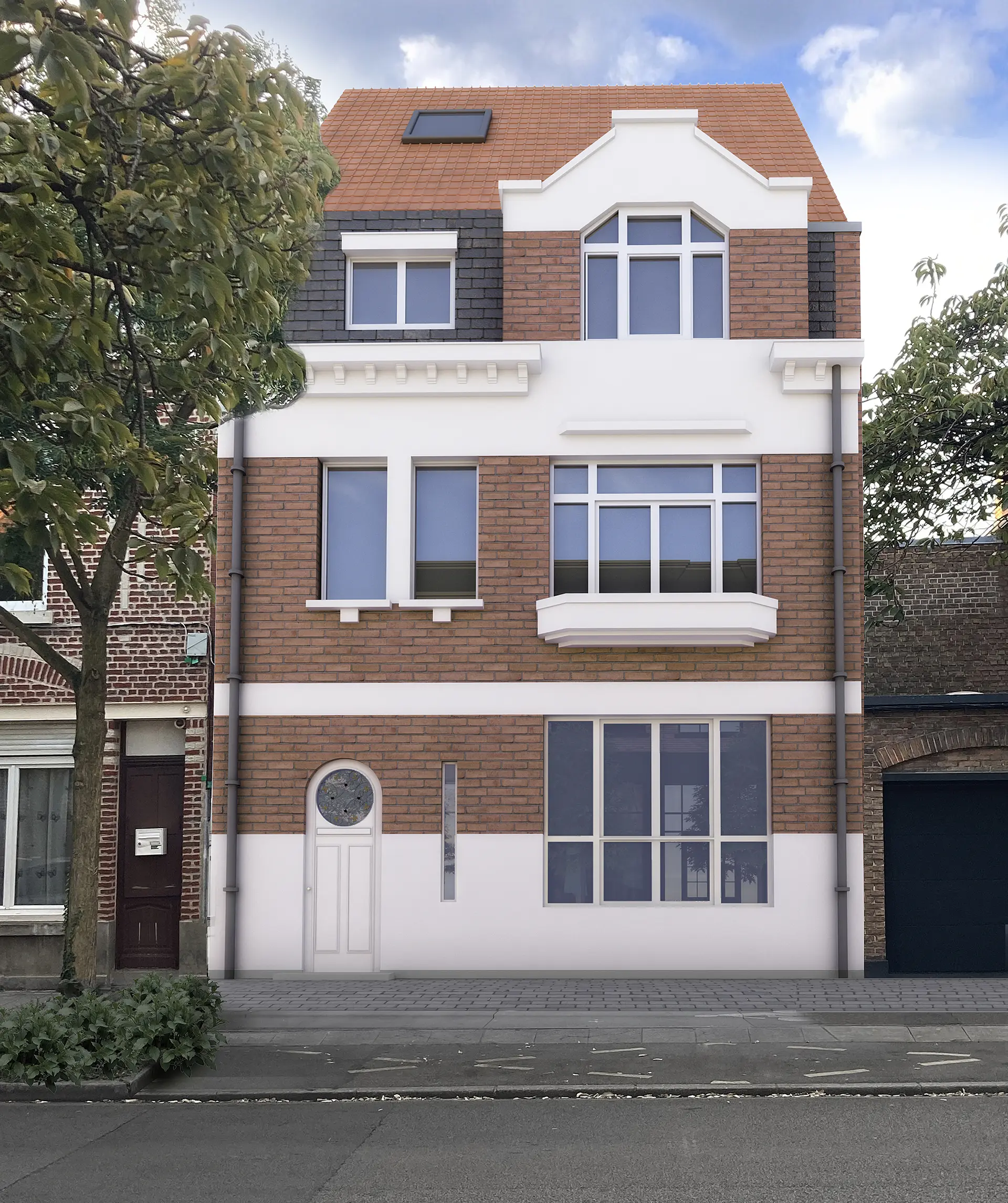 Real Estate Visualization: Multi-Unit Apartment Building Renovation & Modernization — render 5