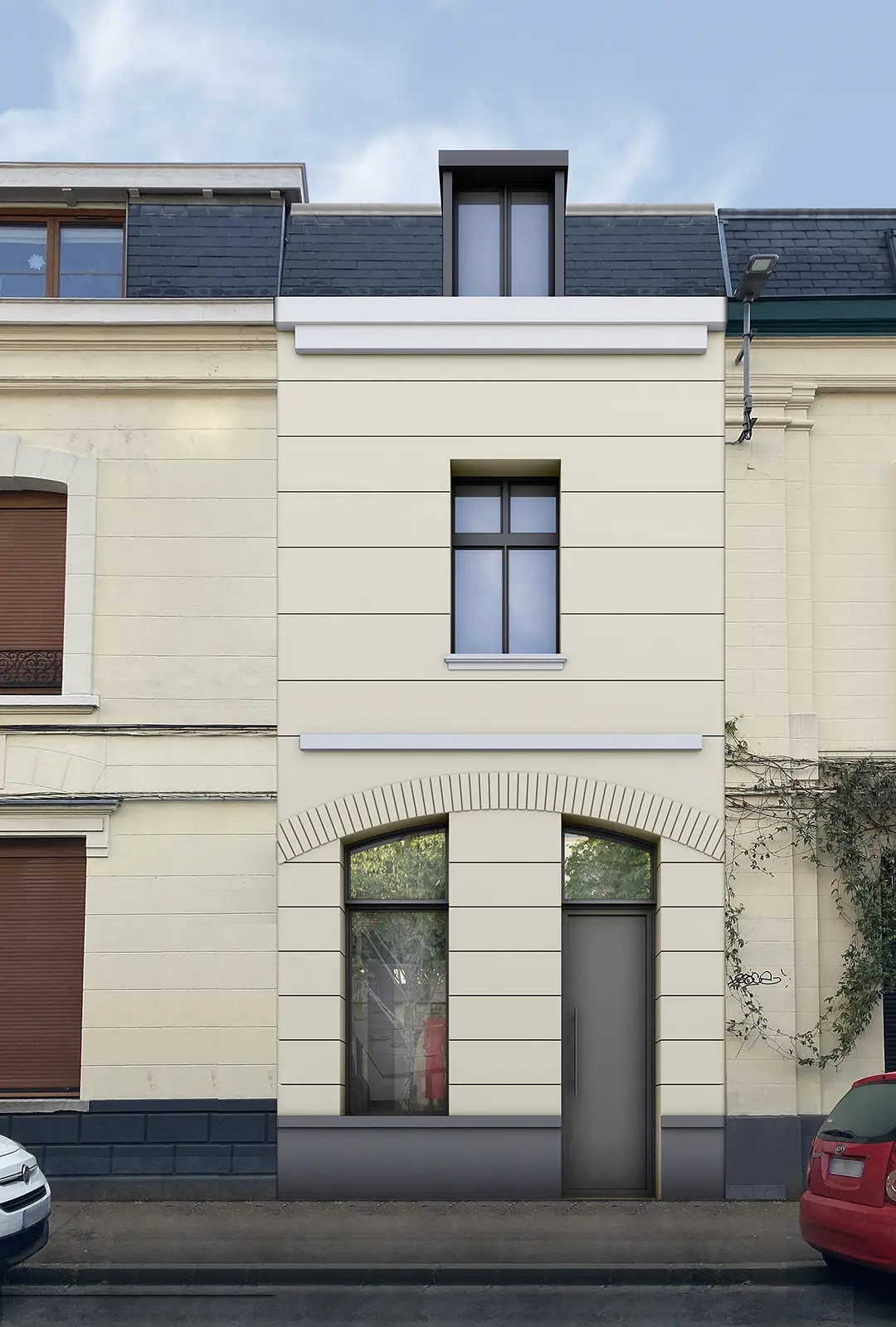 European Apartment Redesign (Exterior & Interiors) — render 3