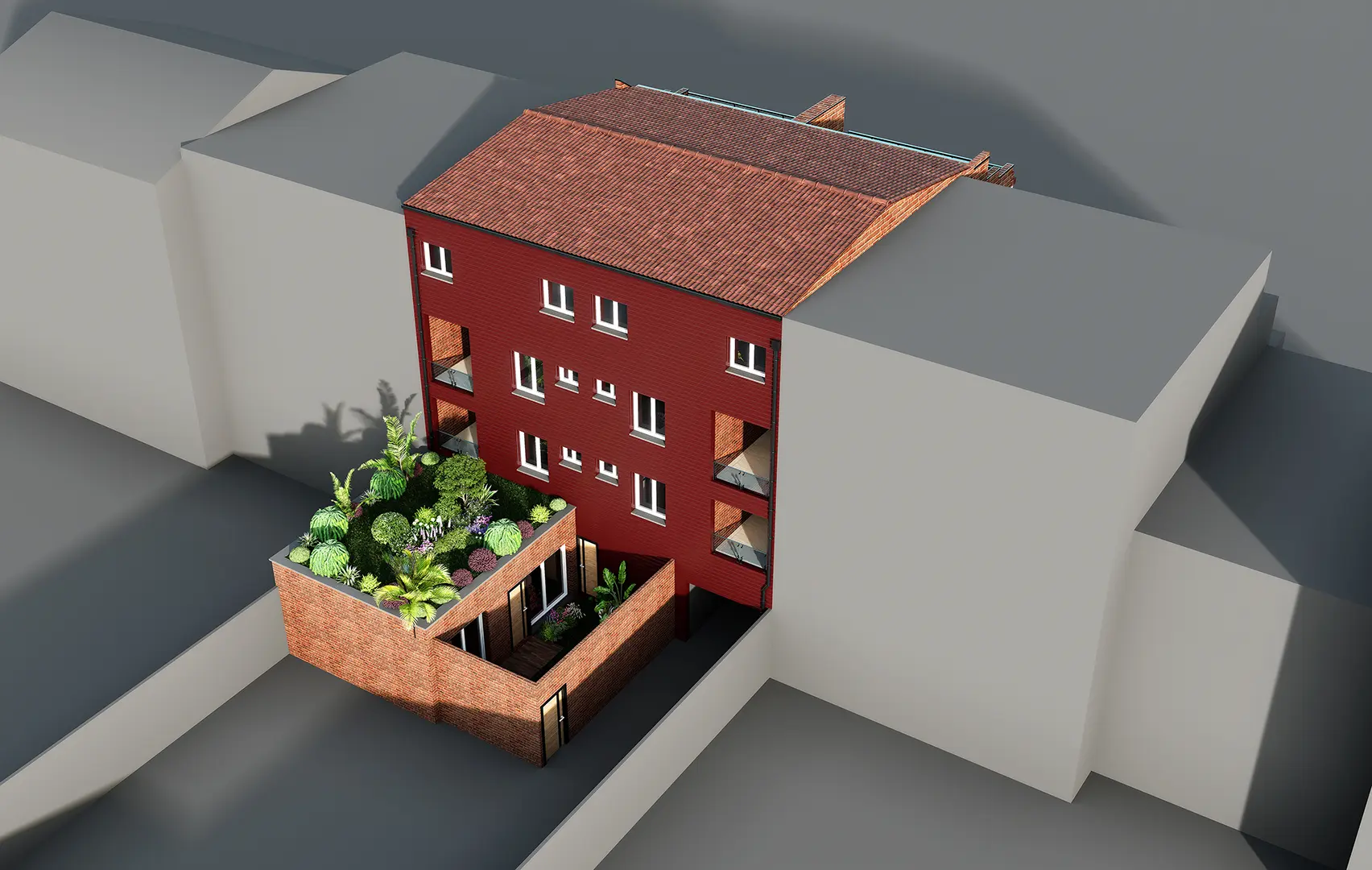 Photorealistic 3D Renders: Modernization of European Apartment Building (Penthouse & 1-2 Bed Units) — render 5
