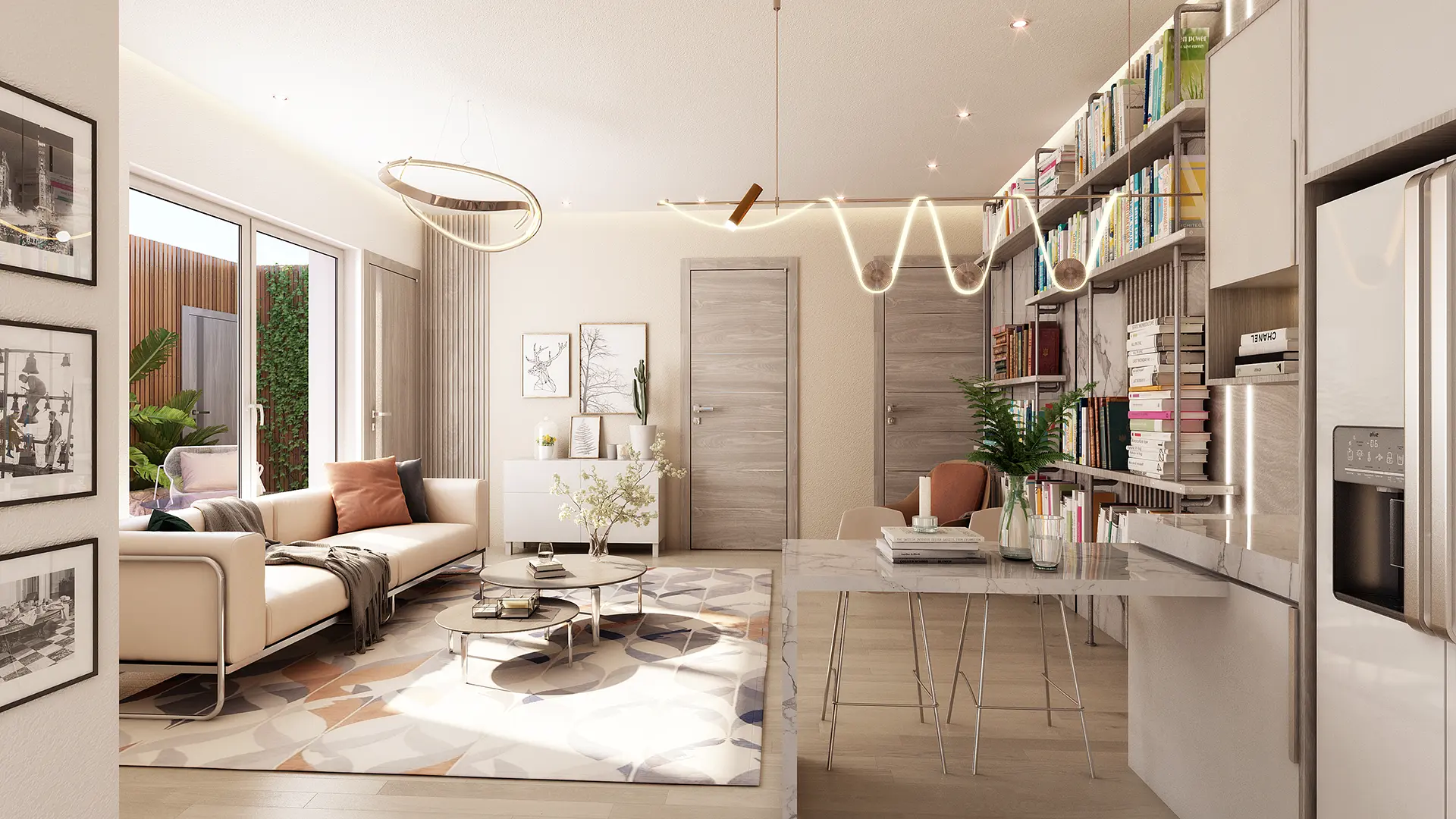 Photorealistic 3D Renders: Modernization of European Apartment Building (Penthouse & 1-2 Bed Units) — render 2
